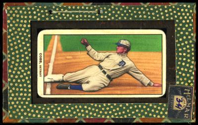 Picture, Helmar Brewing, T206-Helmar Card # 341, Ty COBB (HOF), Sliding into third, Detroit Tigers